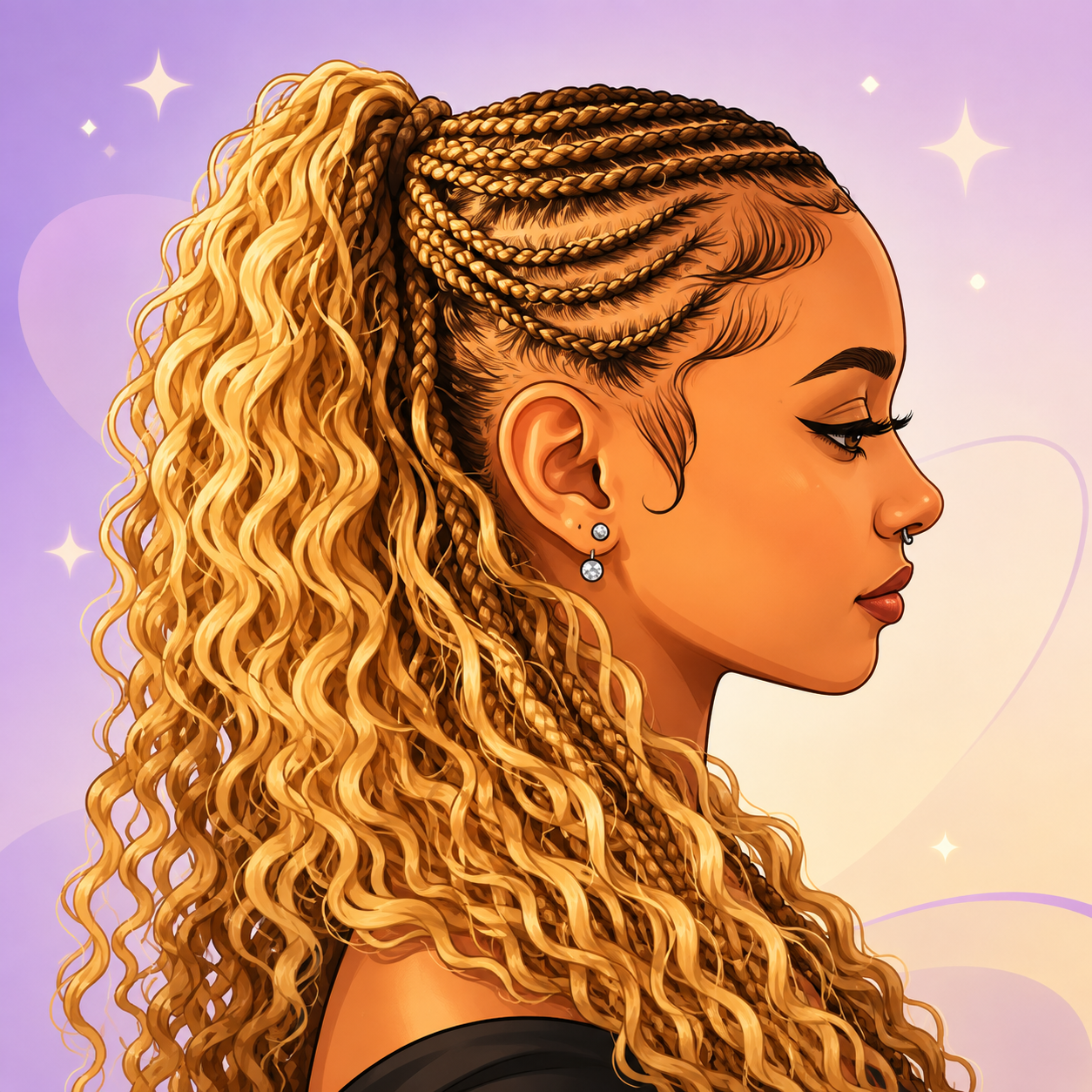 Sample image — actual SOFT/BUTTERFLY LOCS photo not available